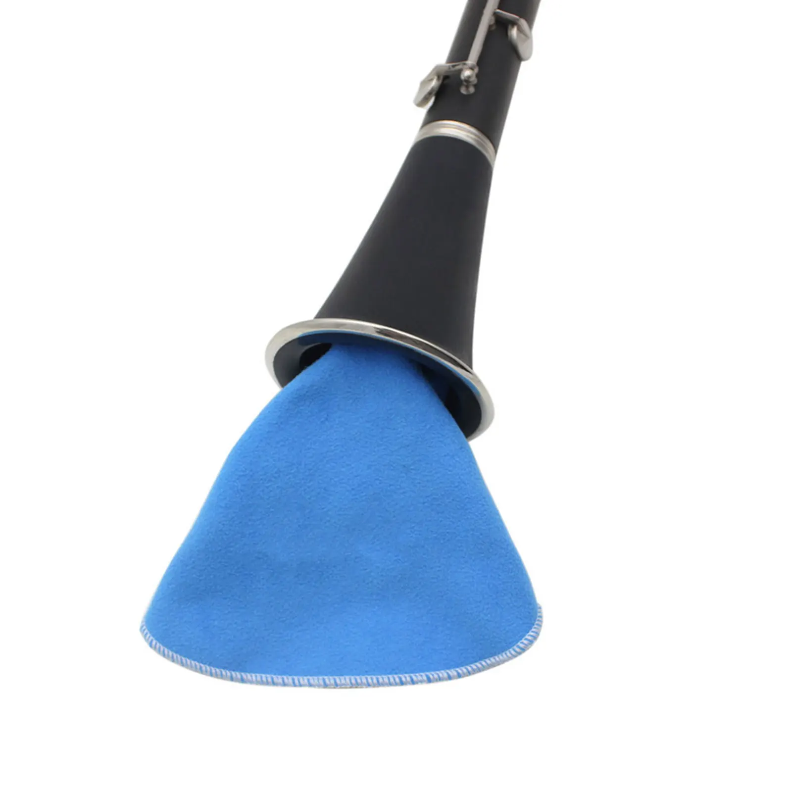 

2pcs Faux Suede Instrument Flute Musical Instrument Cleaning Cloth Inside Sax Supply Reusable Durable Wiping Cloth