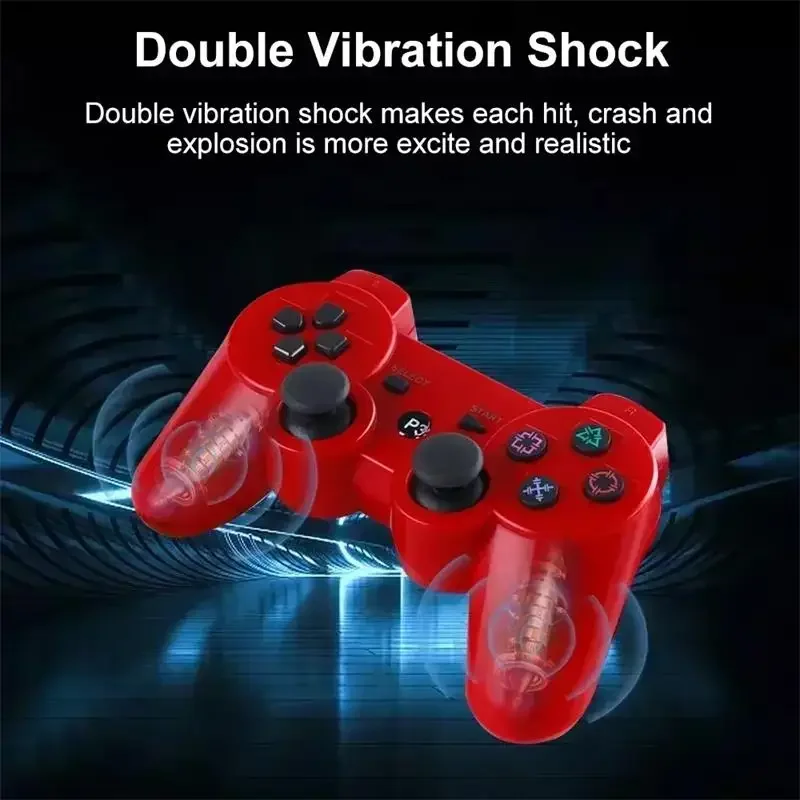 2024 New For SONY PS3 Controller Support Bluetooth Wireless Gamepad For Play Station 3 Joystick Console For PS3 Controle For PC