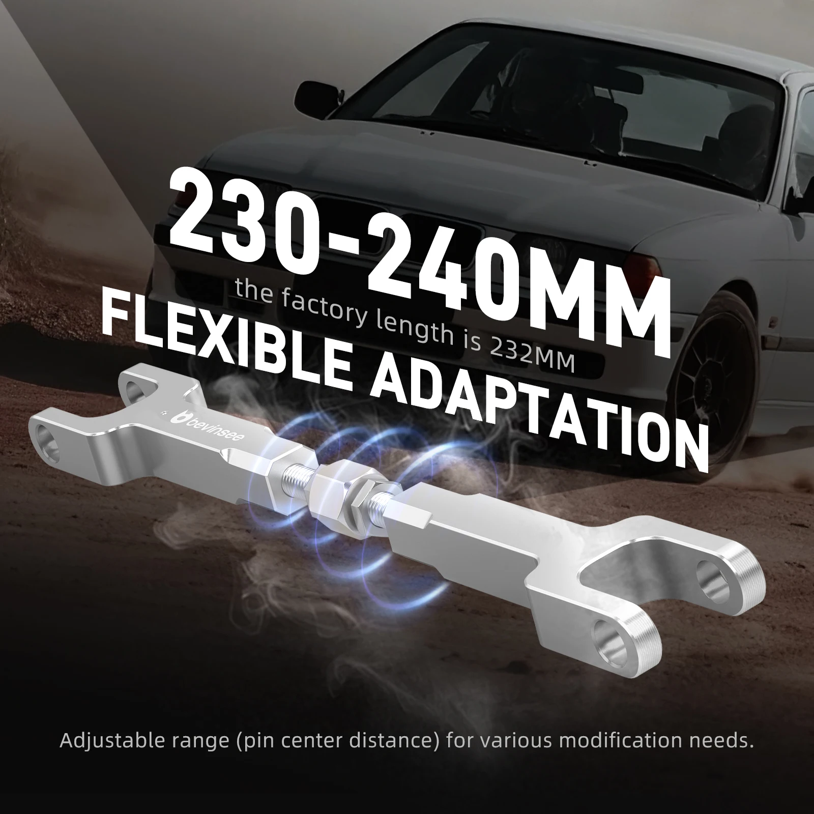 수동 변속기 셀렉터 로드 조인트 및 DSSR 조절식 셀렉터 로드 키트 BMW E46 320i 323i 325i 1999-2006용