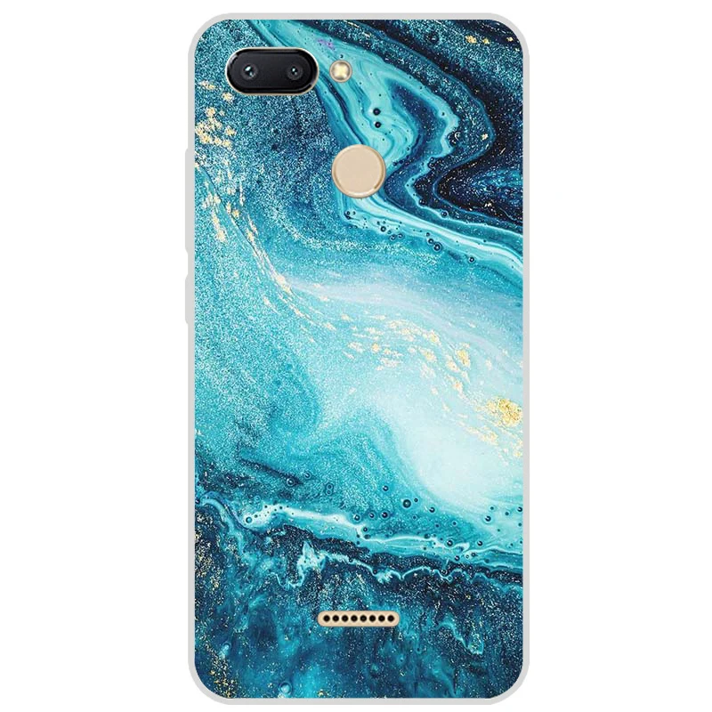 Case For Redmi 6 Case Redmi 6 Cool Fashion Pattern Silicone Soft Cover For Xiaomi Redmi 6 Case TPU Bumper on Redmi 6 Redmi6 Capa