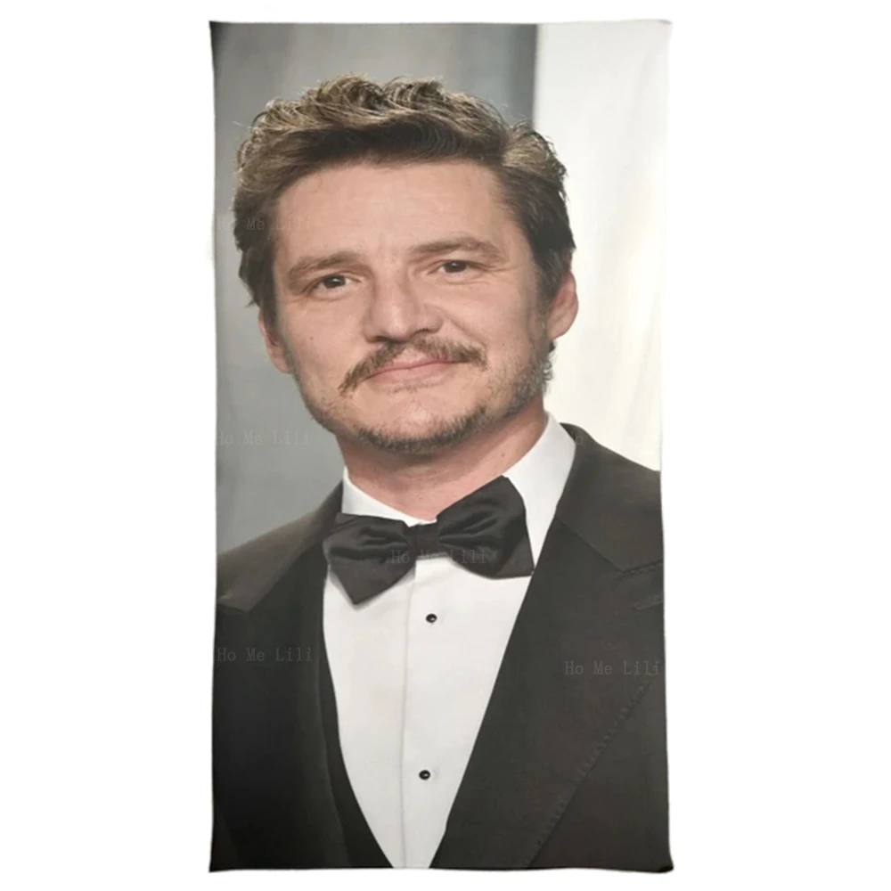 Pedro Pascal Quick-Drying Towel Super Hero Camping Summer Birthday Gifts Mothers Fathers Day