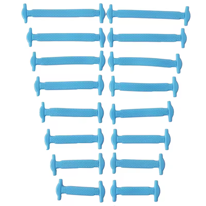 16pcs/lot Silicone Shoelaces No Tie Shoelaces 12 colors Elastic Lace Shoelace Creative Lazy Silicone Laces Rubber Lace - Image 12