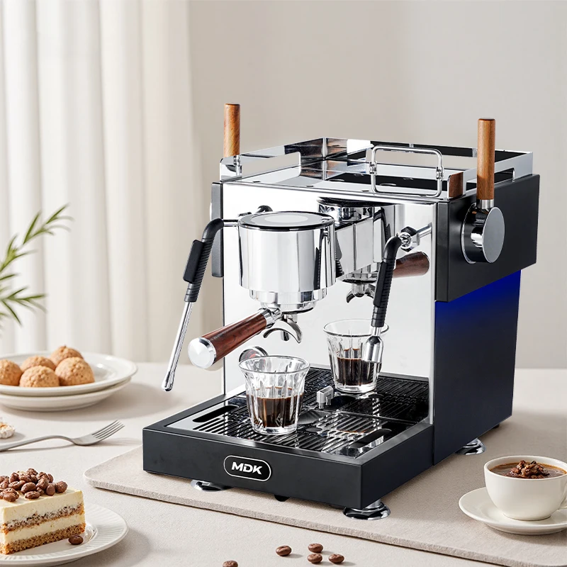 

MDK Professional Stainless Steel All-in-one Tea And Coffee Machine 12bar Semi-Automatic Coffee Maker For Households