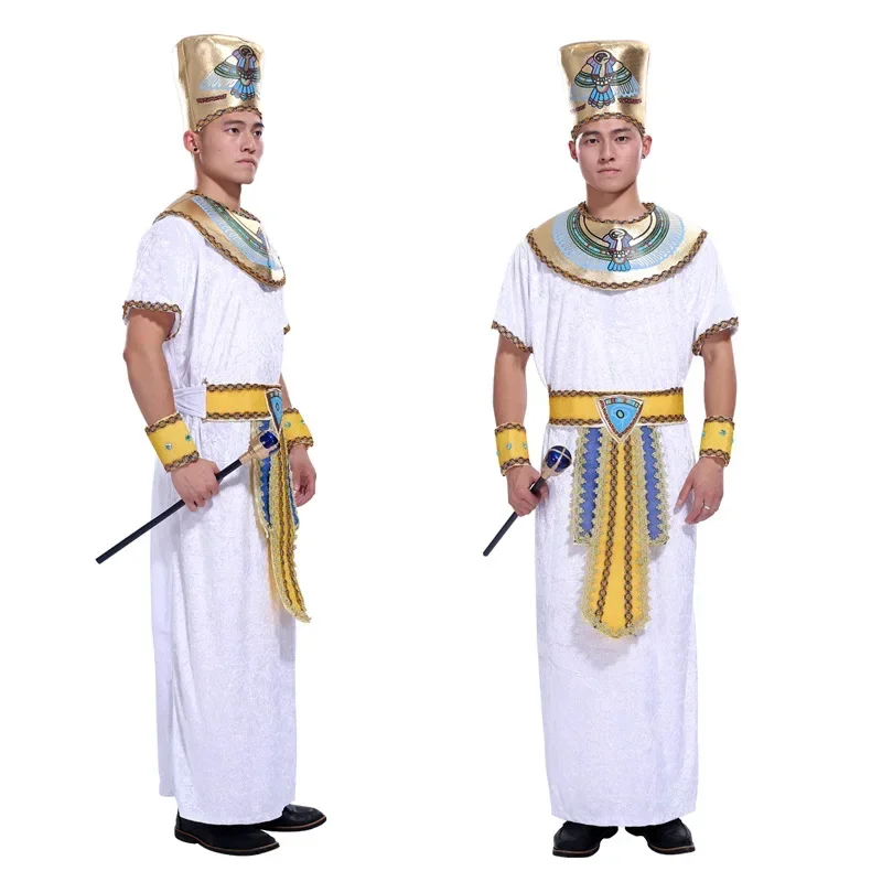 Costume per bambini adulti Egitto Nilo Faraone Cleopatra per donne Uomini Ragazzi Ragazze Famiglia Halloween Capodanno Festa in maschera Purim