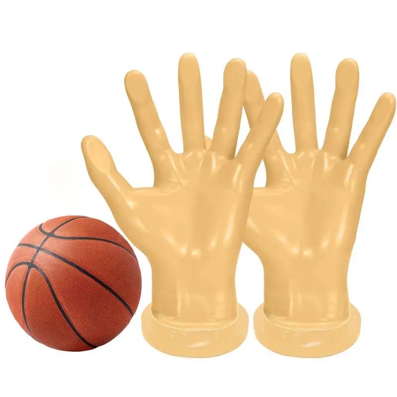 

Basketball Display Wall Mount 2X Hand Shaped Basketball Storage Rack Ball Rack For Soccer Basketball Volleyball Sports Room