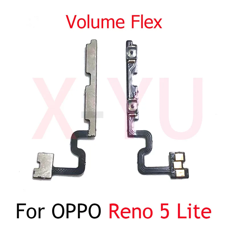 For OPPO Reno5 F Reno6 Reno 5 6 Lite Power Button Switch Volume Button Mute On / Off Key Flex Cable