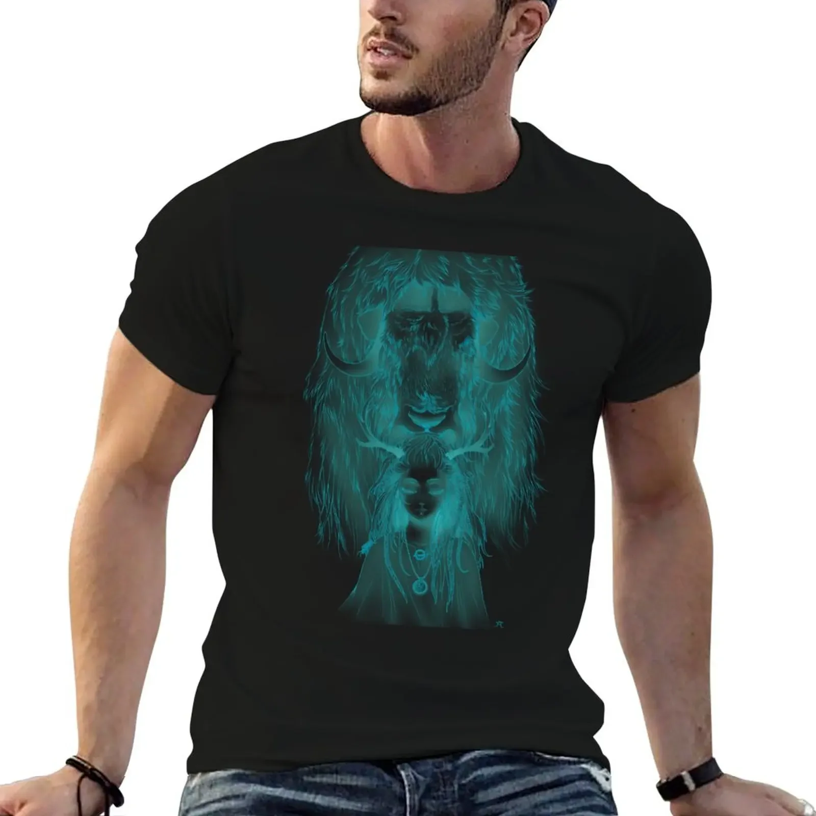 Heilung Anoana blue T-Shirt aesthetic clothes custom shirt customs design your own summer top heavy weight t shirts for men