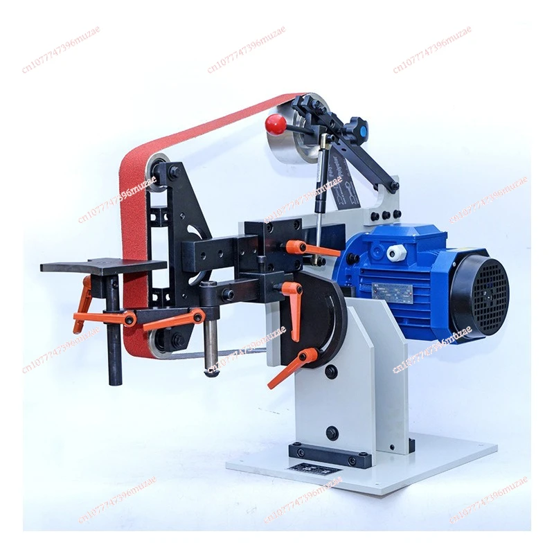 Desktop Flat Belt Machine Sandbox  Sandpaper  Polishing  Angle Grinding Edge Electric Belt Machine