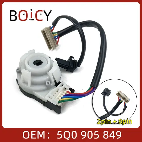 5Q0905849 5Q0905849C BOICY 골프 점화 시작 스위치, 변형 R32 티구안 올스페이스 투란 A3/S3 RS3 Q2 레온 옥티비아 슈퍼 5Q0905849 5Q0905849C