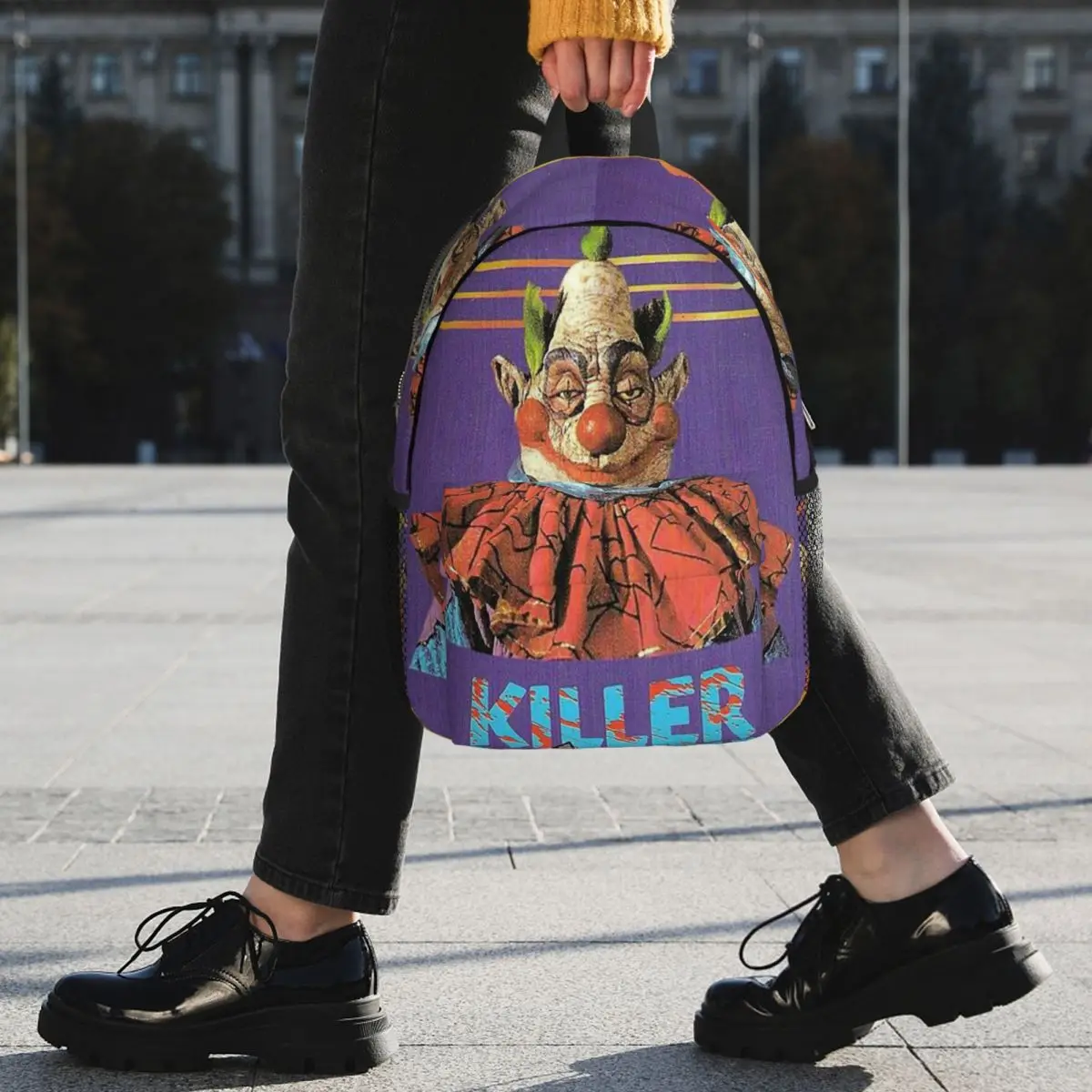 Killer Klowns From Outer Space Backpack Student BookBag Children School Bag Laptop Shoulder Bags for Men Women