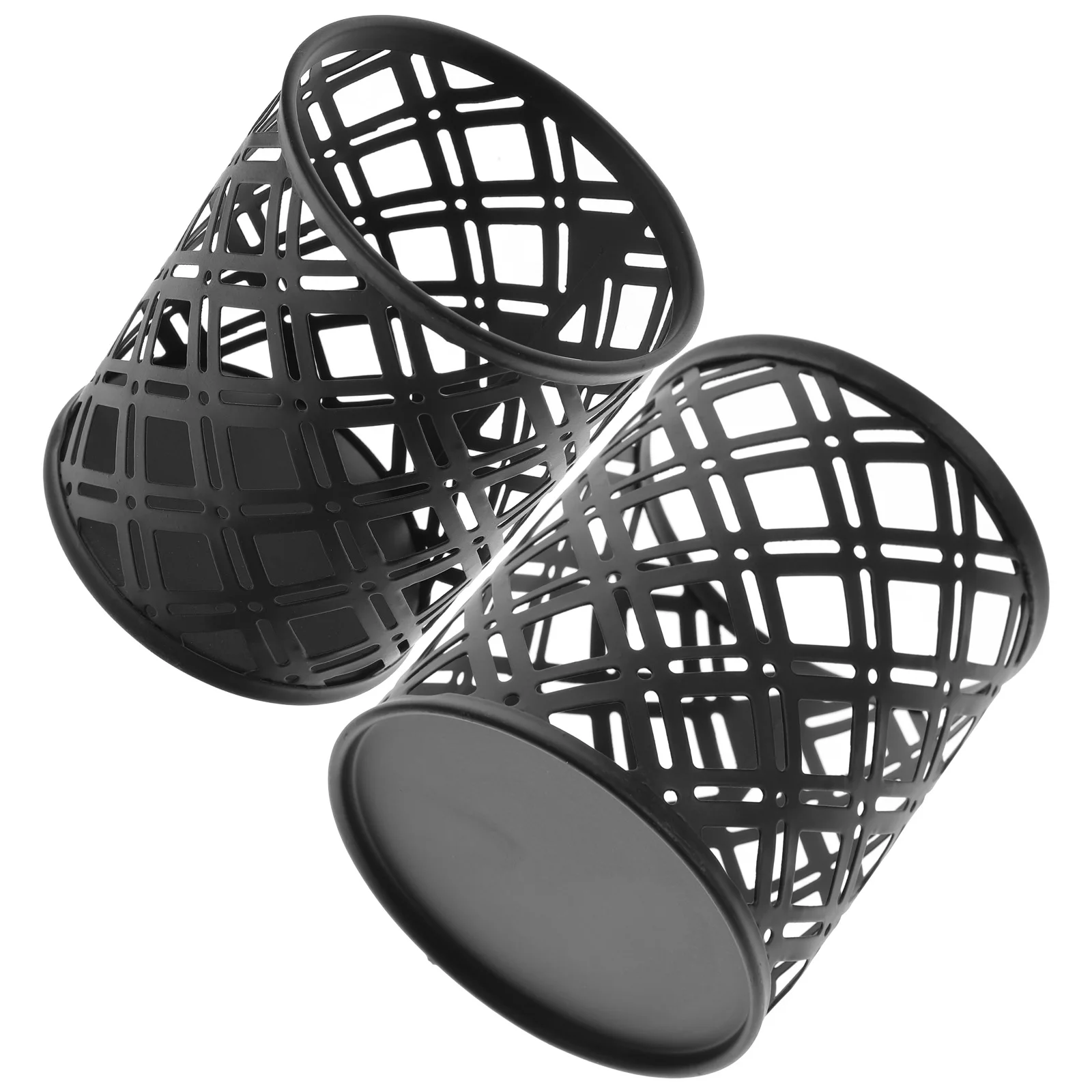 

Office Desk ganizers Metal Mesh Pen Holder Storage Bucket for Pencils Pens Scissors Rulers Makeup Brushes Non Slip Base Sturdy