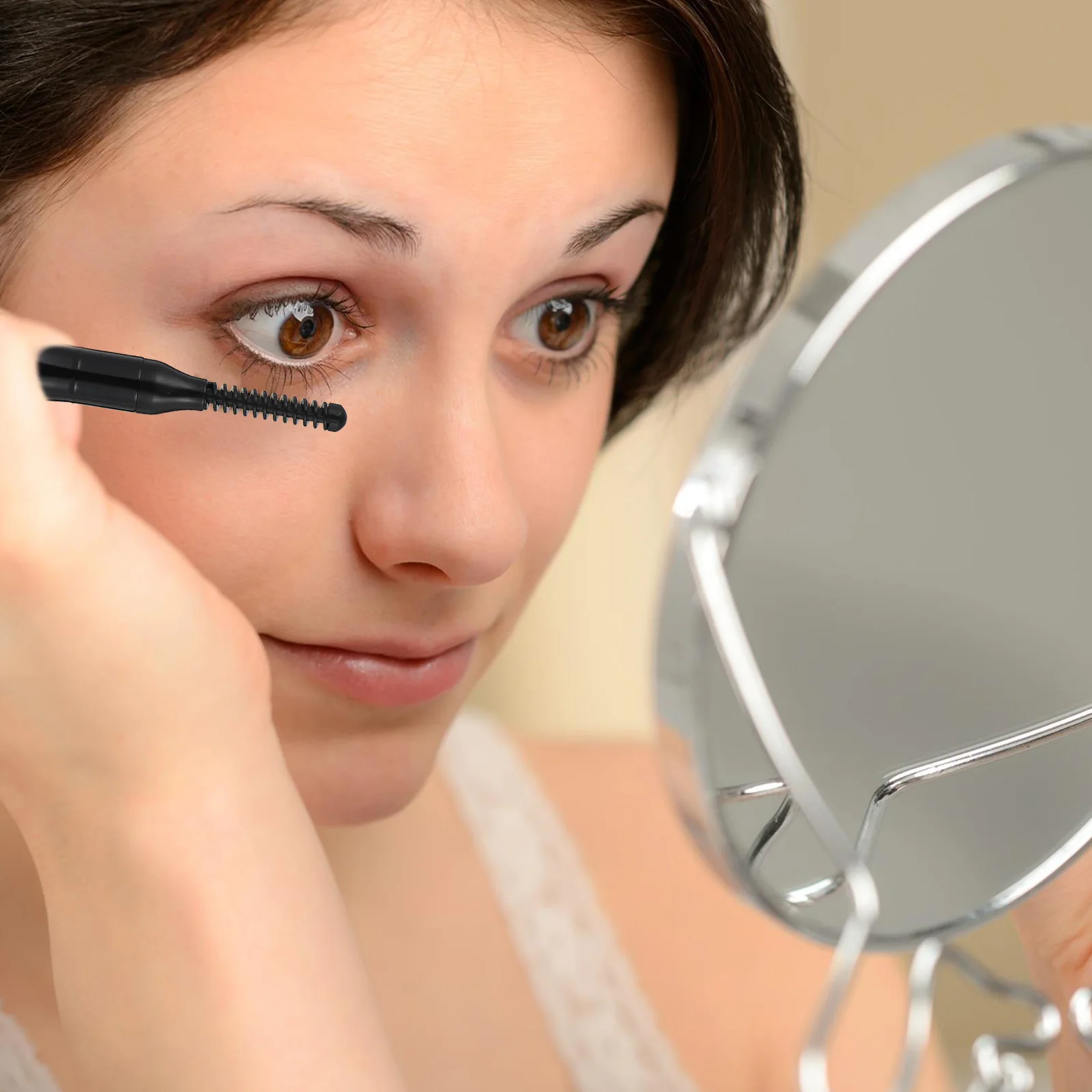 Recourbe-cils électrique Usb, chauffage rapide, large zone, Protection de sécurité, tête de brosse incurvée, outil de maquillage Portable pour voyage, 1 ensemble