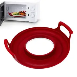 Microwave Plates Holder Heat Resistant Microwave Bowl Holder for Carrying Hot Food Home Cooking Supplies