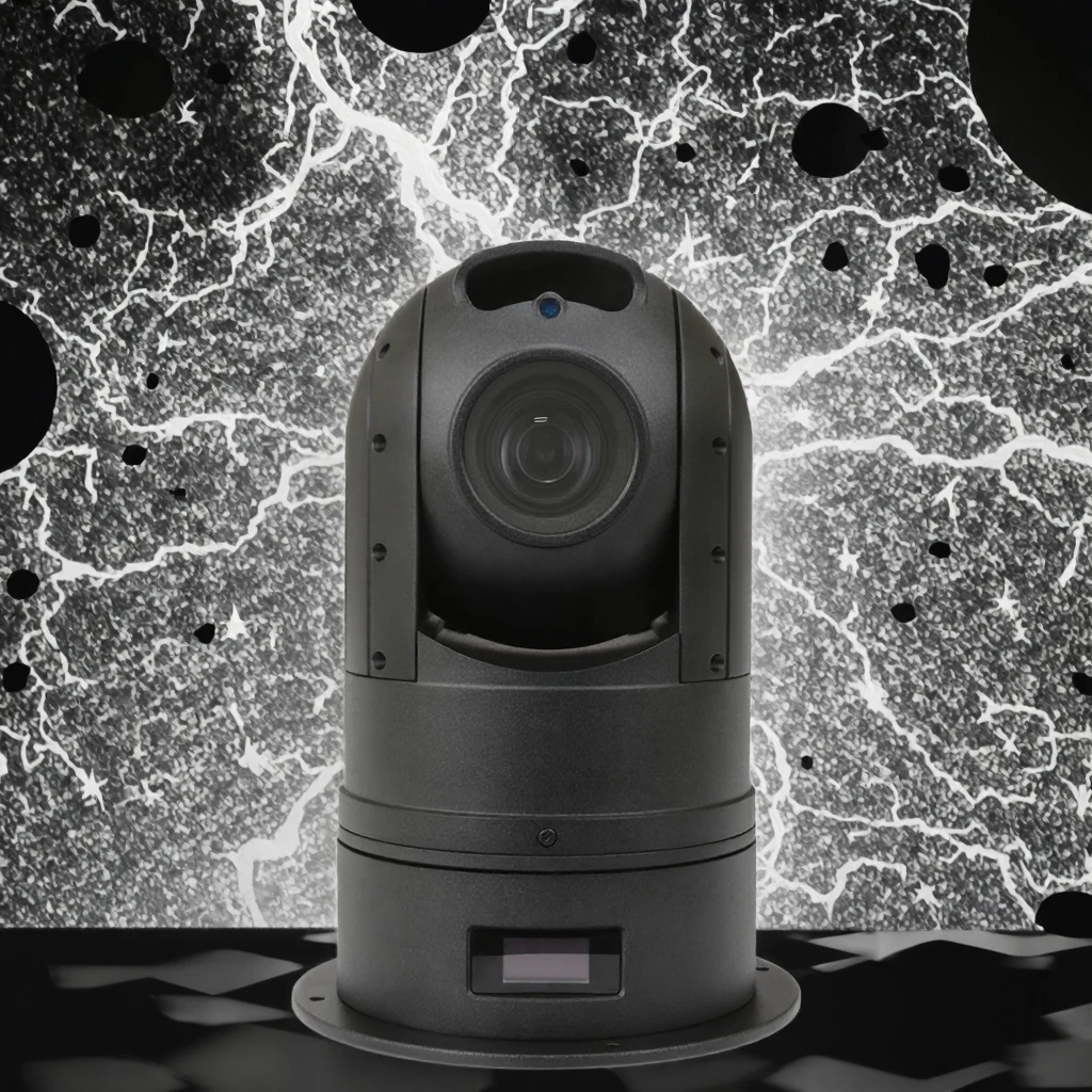 كاميرا متينة مثبتة على السيارة كاميرا PTZ Ani-shake HD Zoom للرؤية الليلية كاميرا Cctv Ip 4G H265 COMS شاشة عرض فيديو طويلة المدى #4