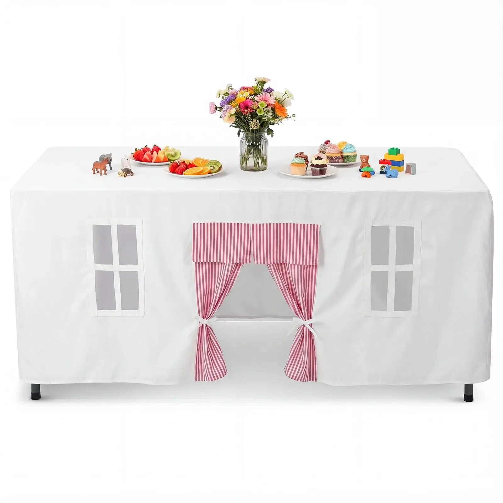 19 Styles Large Tablecloth Game Room Children's Desk Castle Cover Tablecloth Tent Suitable For Birthdays, Indoor And Outdoor