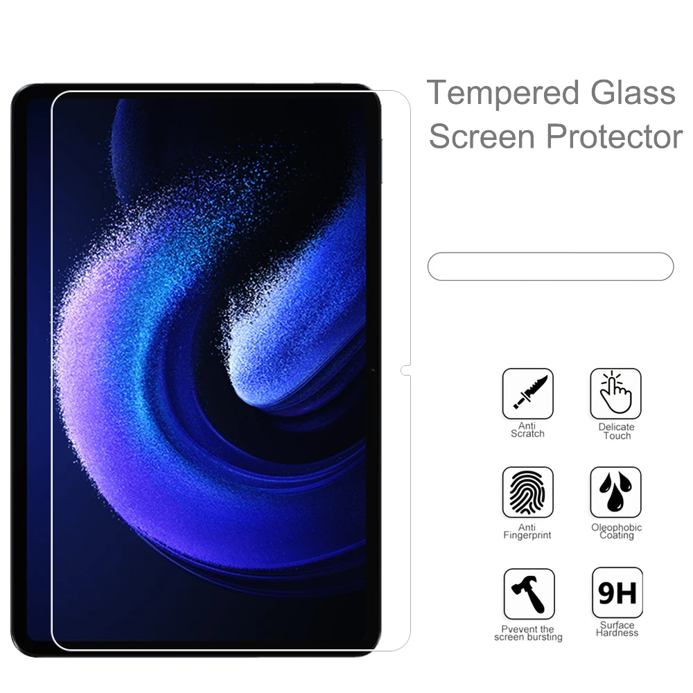 Protector de pantalla HD a prueba de arañazos, vidrio templado para Xiaomi Pad 6 Max, película protectora para tableta de 14,0 pulgadas, 2 unidades