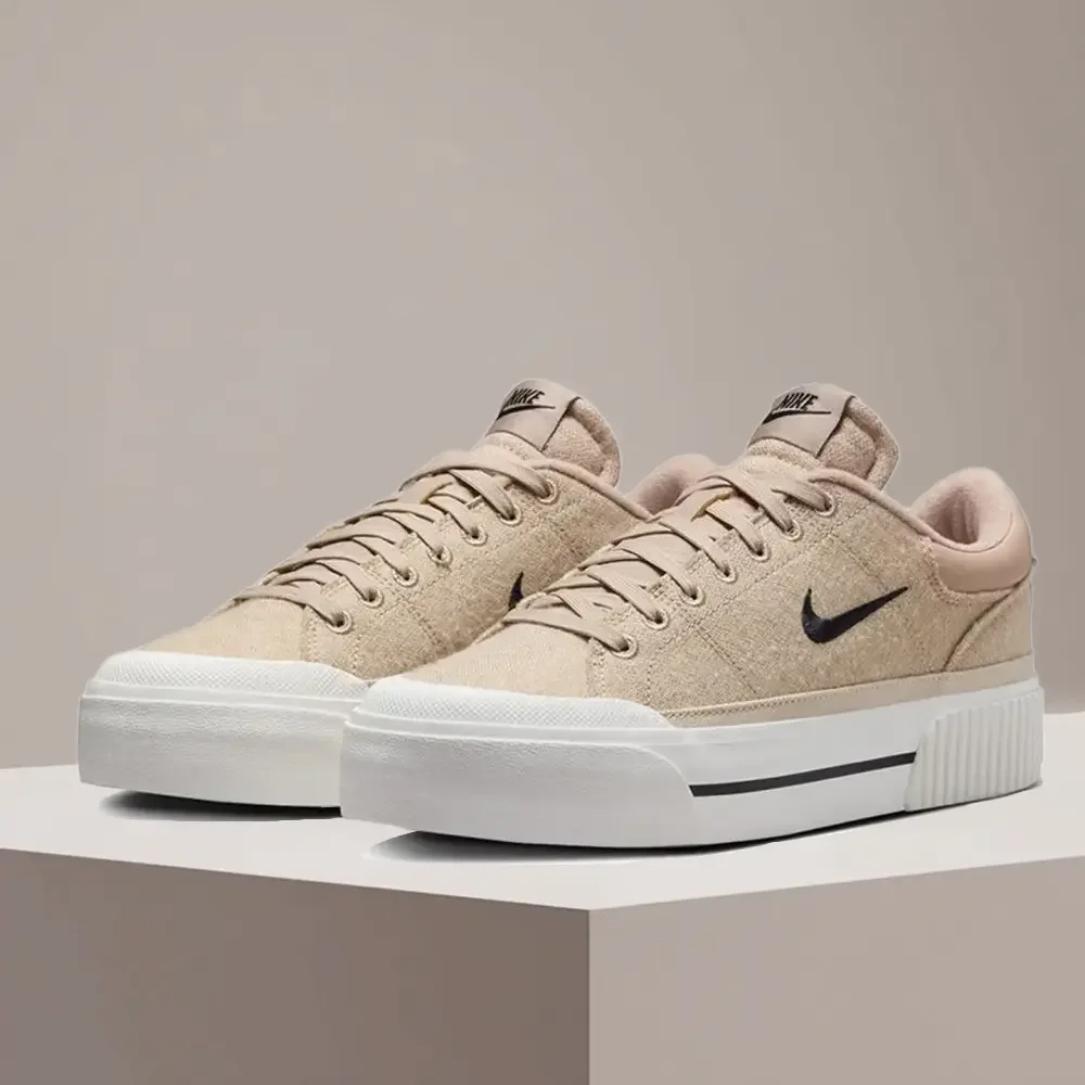 

Nike Court Legacy Lit Leather Comfort Slip-Resistant Cushioned Durable Low-Top Tennis Shoes FZ2606-200