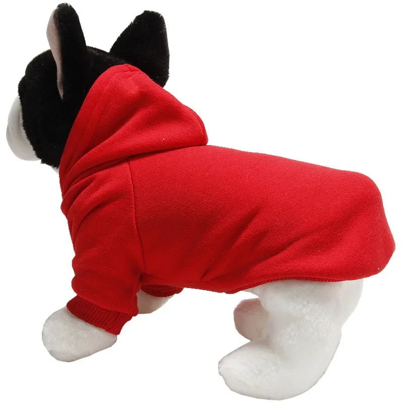 Solid Dog Jacket Coat Hoodies Sweatshirt Pet Clothes for Small Medium Large Dogs Labrador French Bulldog Yorkshire Outfit