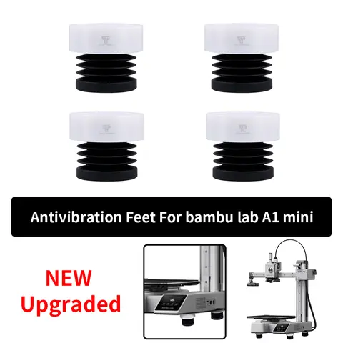Bambu Lab A1 미니 3D 프린터 방진 피트 패드 미끄럼 방지 충격 방지 방진 고무 발 패드 Bambulabs A1 미니 부품
