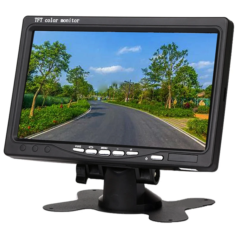 7 Inch Official-Website Car Monitor Car Roof Mount Lcd Monitor With TV For Car Truck Tarking System Car Electronic Devices