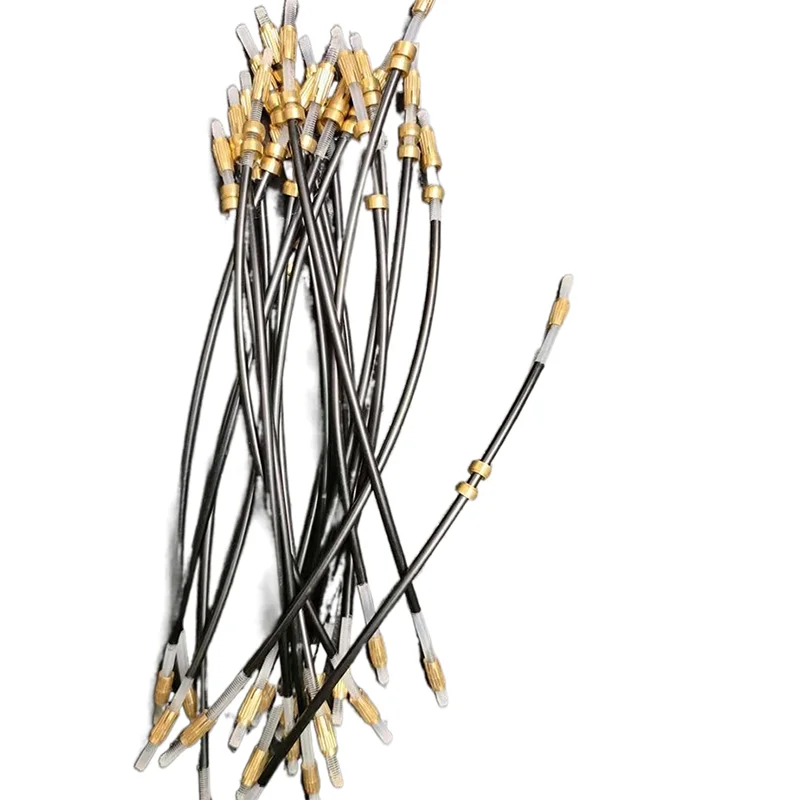 

10x Tail Gut for Violin Double Bass Cello Viola 4/4 to 1/4 Violin Endline Steel Nylon Tailpiece Wire 1/2