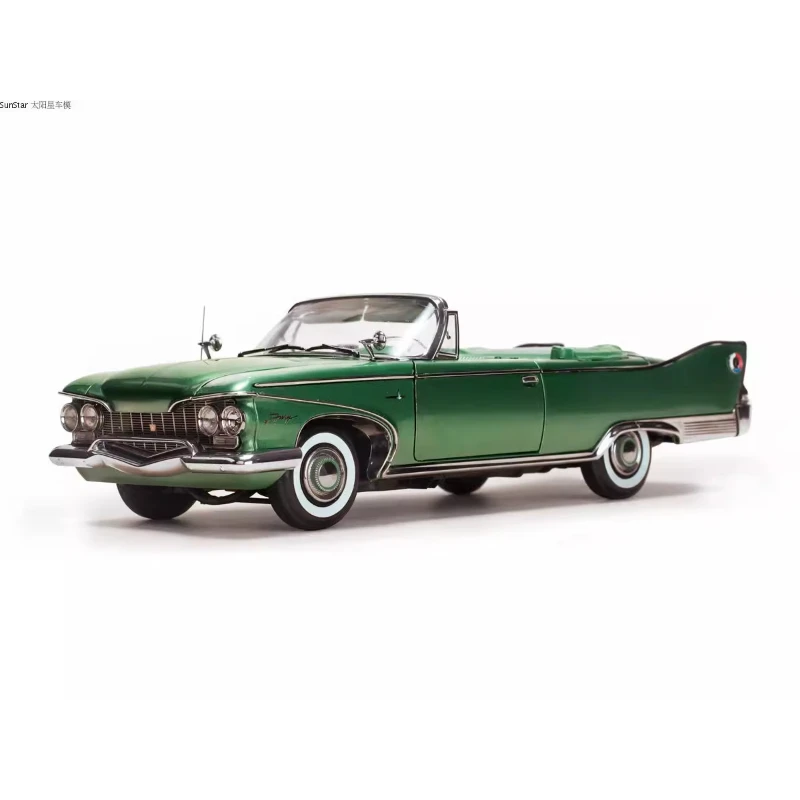 1:18 Scale Diecast Alloy Retro Car Model 1960 Plymouth Convertible Car Toy Vehicle Adult Fans Collection Decoration Gift Display