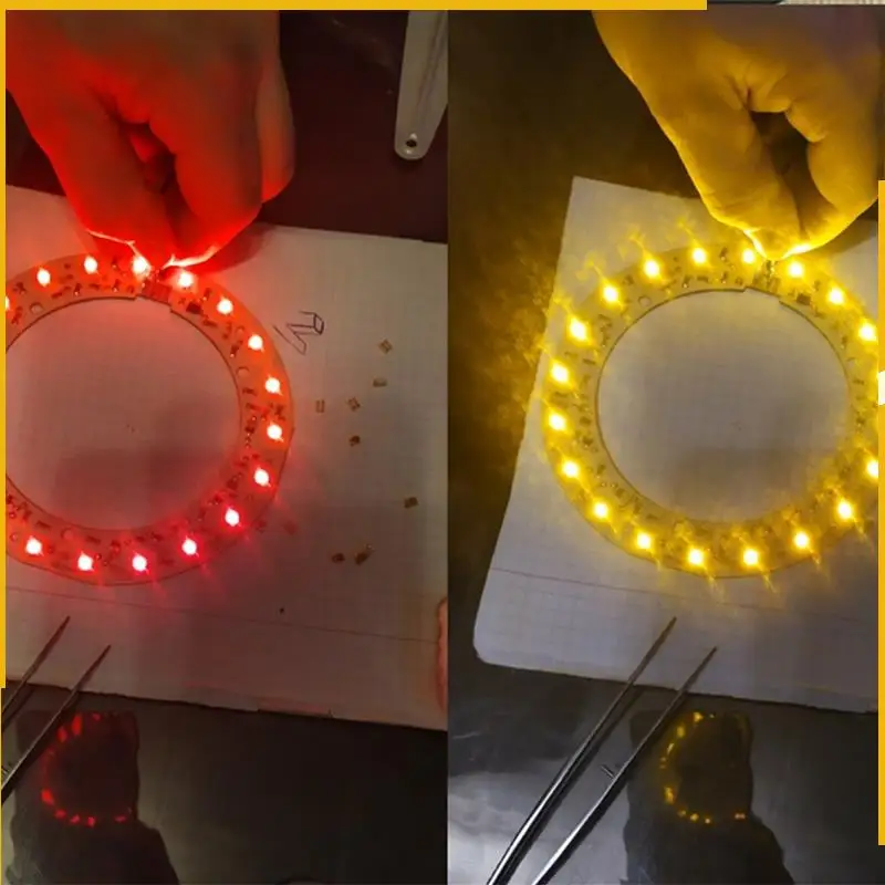 

A92P 200PCS 3528 Amber+Yellow PLCC-4 Reverse Pole ,617Nm+587Nm , 50MA 2V 0.1W Bicolor SMD LED Lamps Light Beads LAYT67B