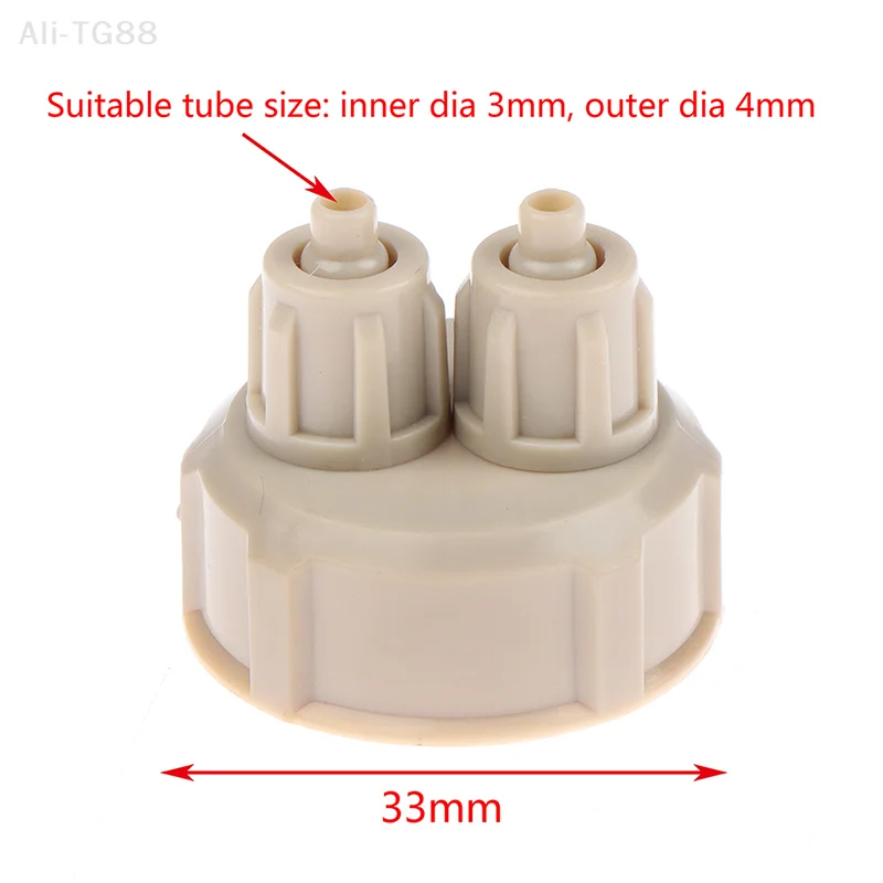 2Pcs Aquarium CO2 System Kit with Tube Valve Gauge Fish Tank Air Diffuser Generator Tool for Live Plant Aquatic Environments - view 2