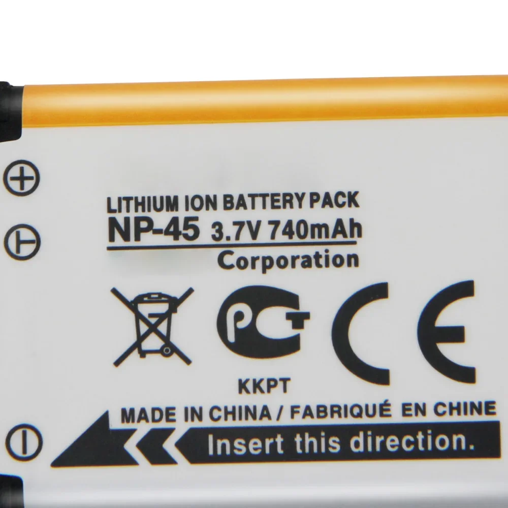 Replacement Battery NP-45 NP-45A NP45S For FUJIFILM Z100fd JV100 JV105 JV155 JV250 JV255 Z20fd Z700 J27 J30 JX350 JZ305 XP22 3D image 6