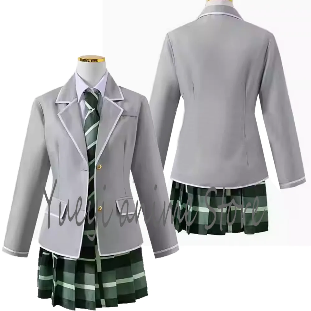 Women's Cosplay Tomori Takamatsu Chihaya Anon Costume School Uniform suit Halloween Party Costume customized