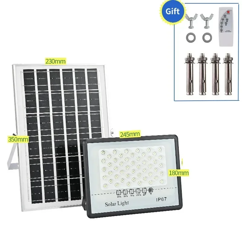 Imagem -02 - Jvee 128 200 308 Led Luzes Solares ao ar Livre Ip67 à Prova Dip67 Água rc Poderosa Luz Solar Externa Garagem Lâmpada de Parede Jardim Caminho Decoração Luz