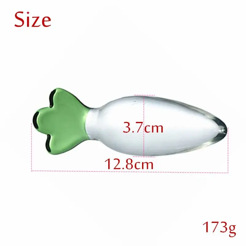 3 Größen weißer Rettich Kristallglas Dildo für Frauen Masturbation Sexspielzeug Gemüse künstlichen Penis Anal Plug Sexspielzeug für Frauen