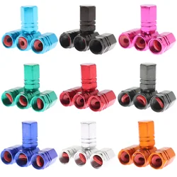 Aluminum Alloy Car Wheel Tire Valve Caps,Tire Rim Stem Covers,Waterproof,Automobiles,Motorcycles,Trucks,Bicycles,Airdust,4pcs