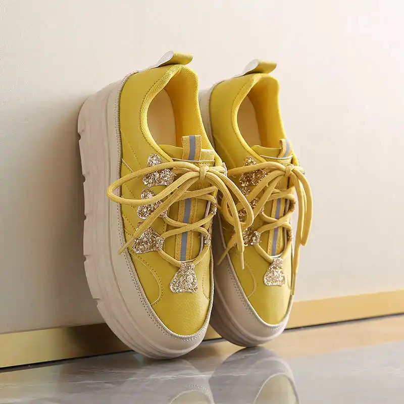 Коричневые женские повседневные кроссовки Plateforme Basket Skate, роскошная брендовая обувь, спортивная расширенная импортная дропшиппинг