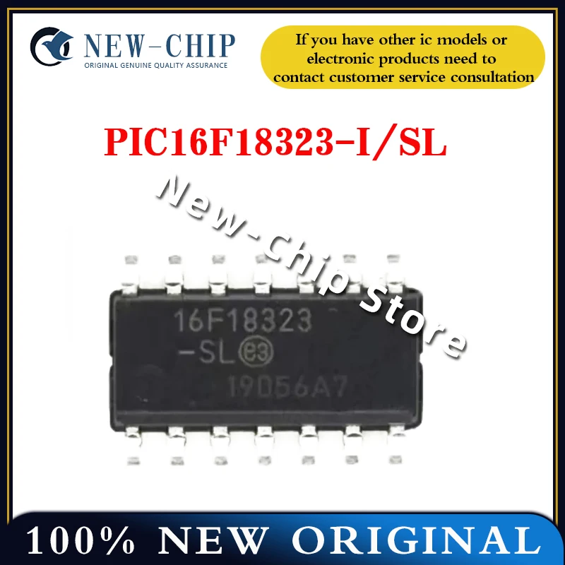2PCS-100PCS/LO  PIC16F18323-I/SL  Screen printing  16F18323  SOIC-14  Embedded microcontroller chip  New Original  PIC16F18323-I
