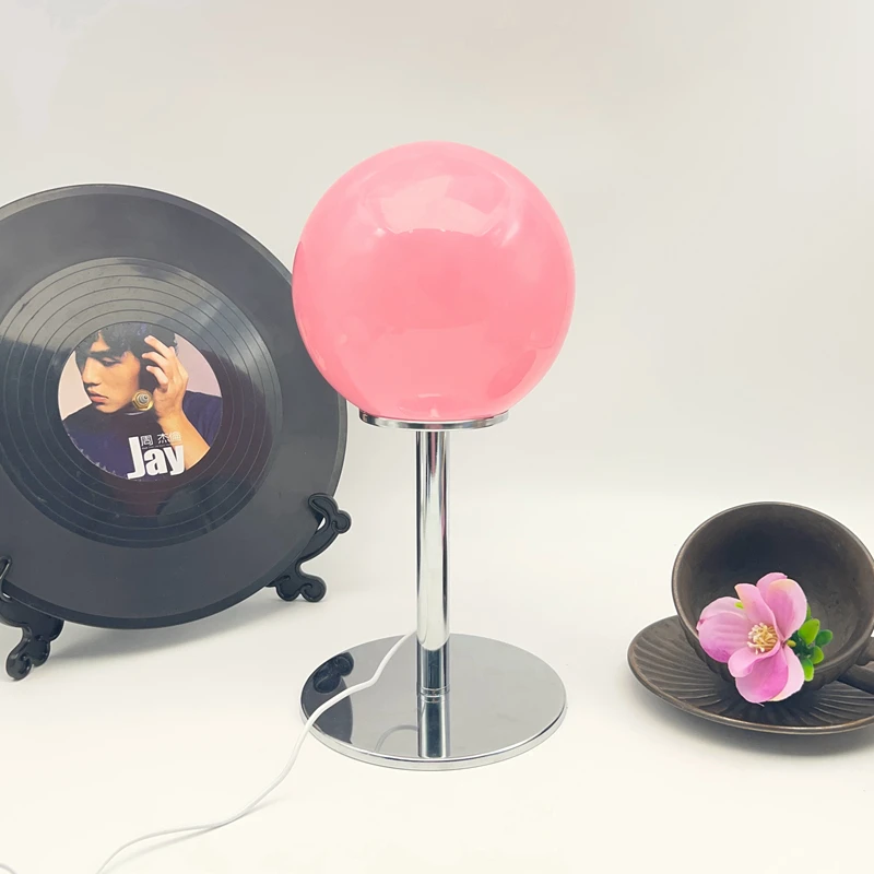 이름 없는 가게 크림 스타일 침대 옆 분위기 조명, 레트로 디자인 창의적인 침실 북유럽 소녀 인테리어 장식 테이블 램프