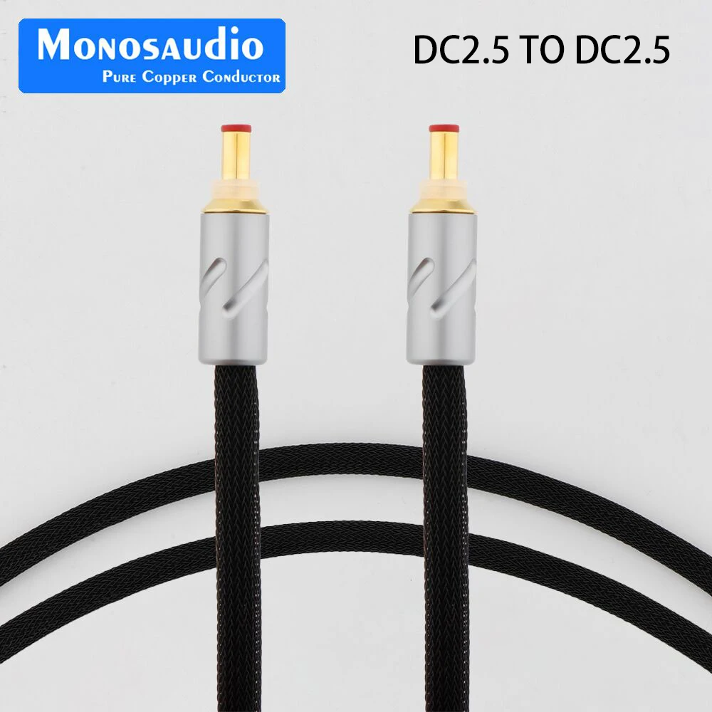 OFC DC Cable for Keces Linear Power Supply HiFi DC Power Cable 2.5mm/2.1mm Audiophile Dedicated Audio DC5.5-2.1 Line