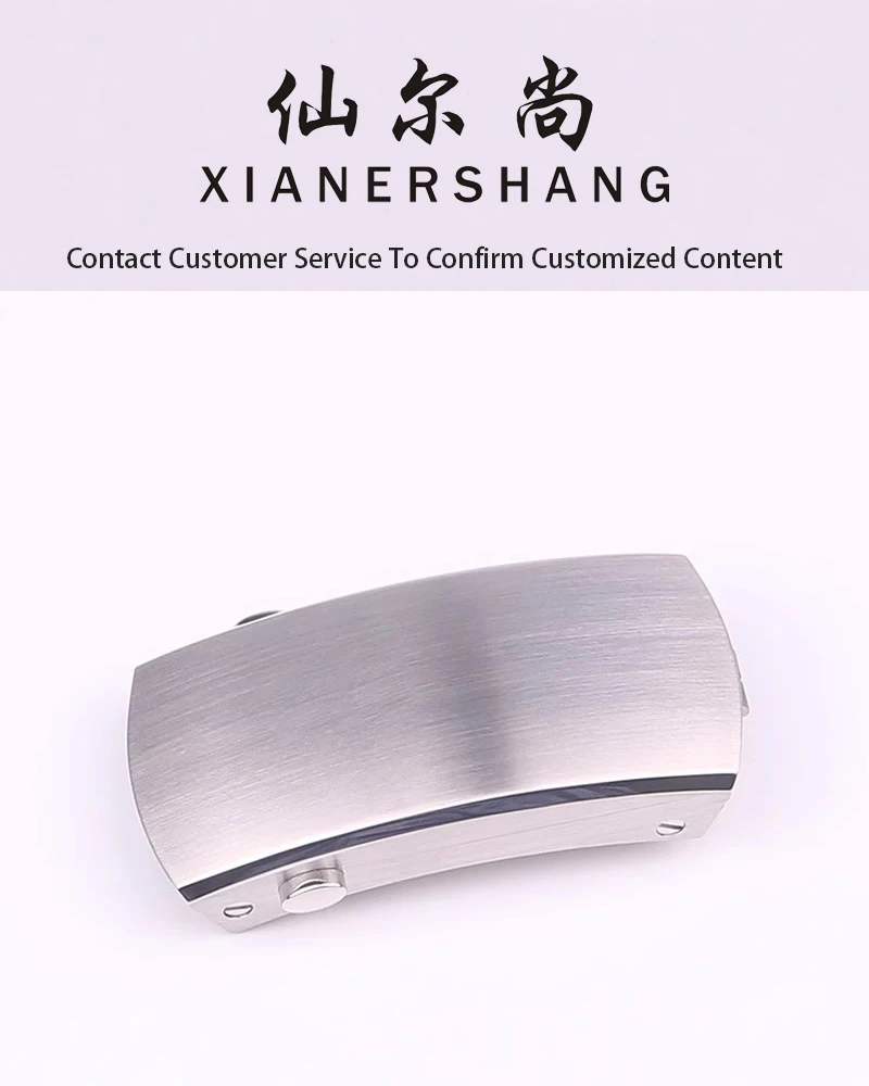 XIANERSHANG Men Custom O-MEGA SEAMASTER 300 Watch Clasp 5.6MM 316L Stainless Steel Butterfly Buckle Steel Belt Folding Buckle