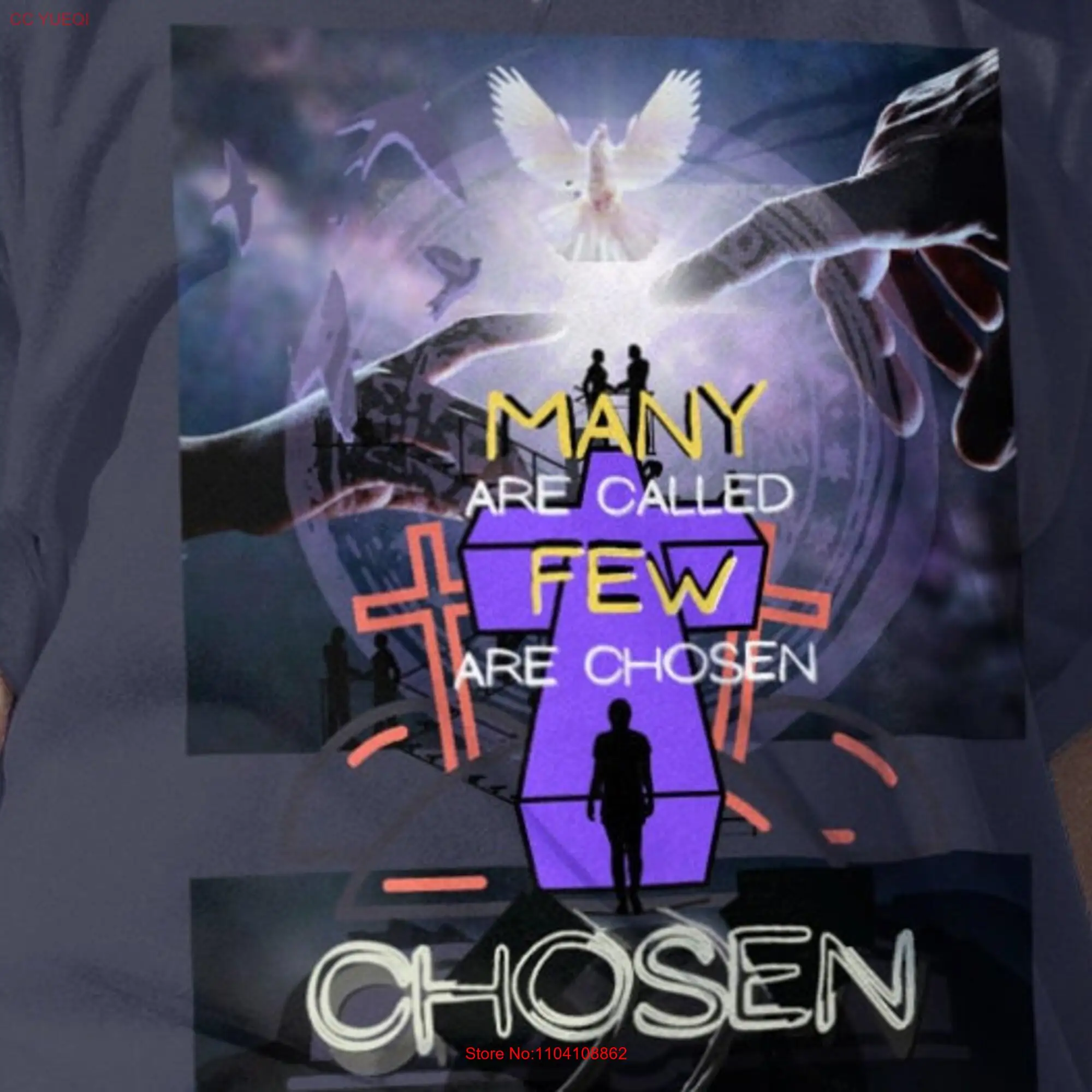 Many Are Called Few Chosen  T Shirt long or short sleeves