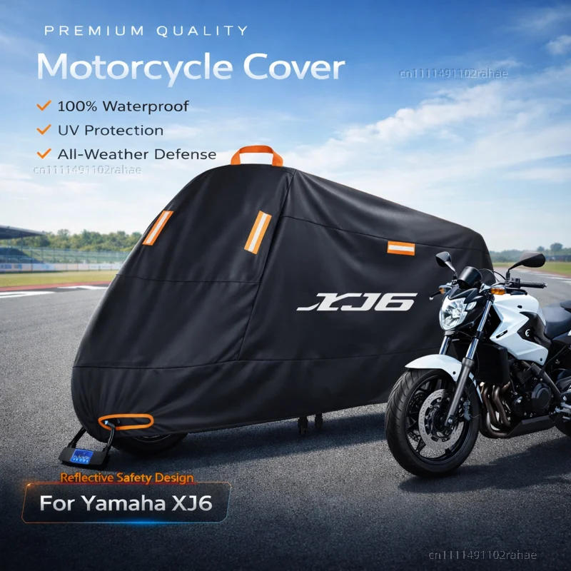 

For Yamaha 2009-2014 Motorcycle Cover Waterproof Thickened Polyester Tarpaulin UV Protective Outdoor Rain Dust Sun Scooter Cover