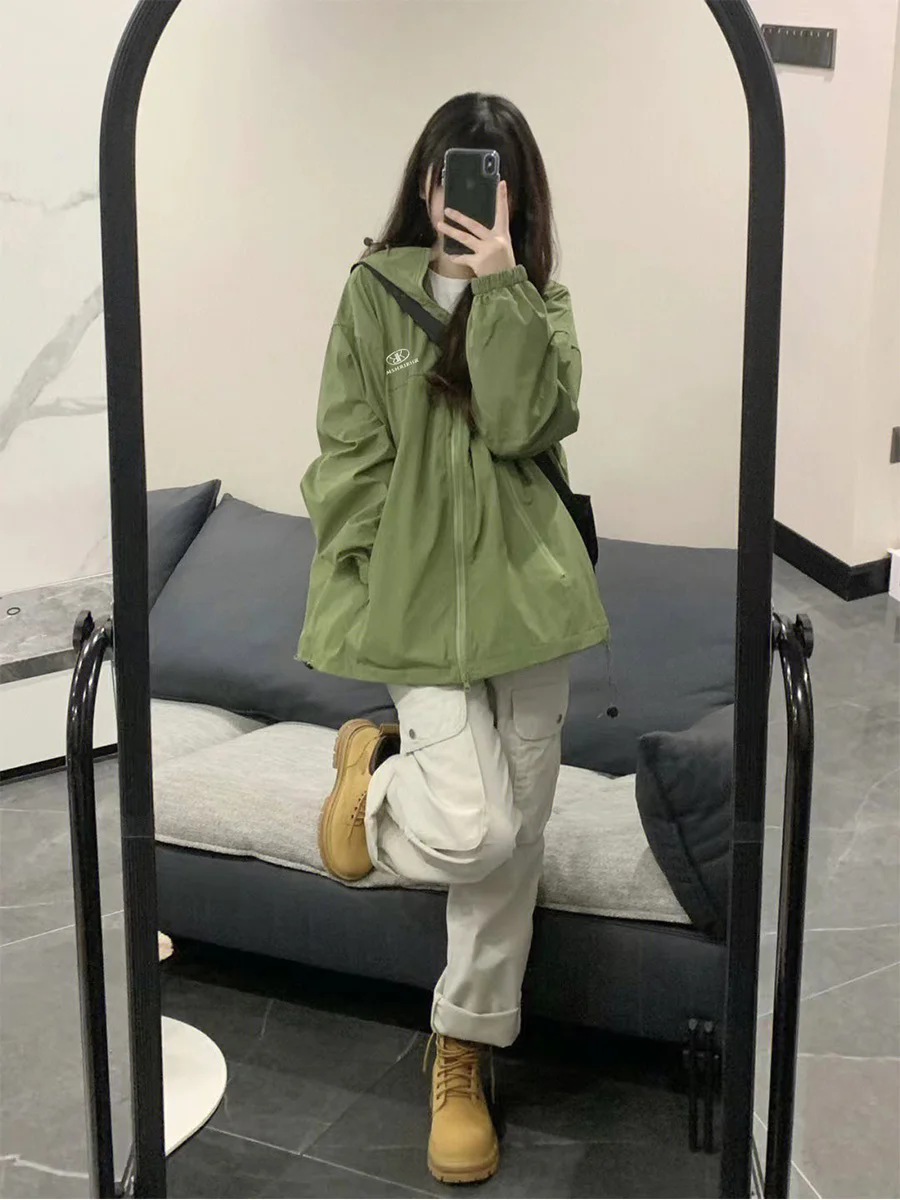 

Осенние женские куртки с короткими мягкими лацканами, европейская и американская техническая одежда, рукава в стиле панк, синие, повседневные, с утолщенными рукавами в Корейском стиле