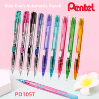 Japan Pentel Propelling Pencil Lead Set, Non-slip Colorful Barrel Side Press Automatic Pencils Students Useful School Supplies