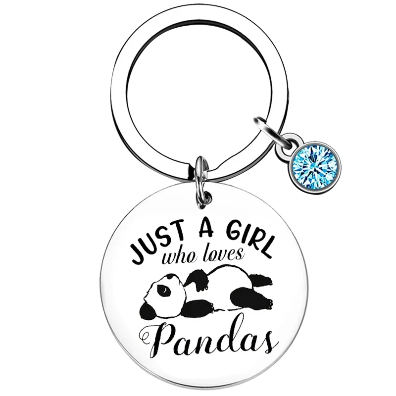 New Pandas Gift Key Chain Ring Giant Pandas Gift keychains pendant Panda Lover, Panda Bear Gifts