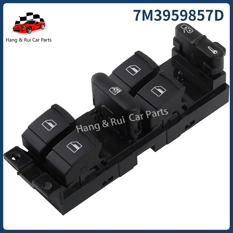 7M3959857D Electric Master Power Window Control Lifter Switch Car For VW Sharan 2004 2005 2010 Seat Alhambra