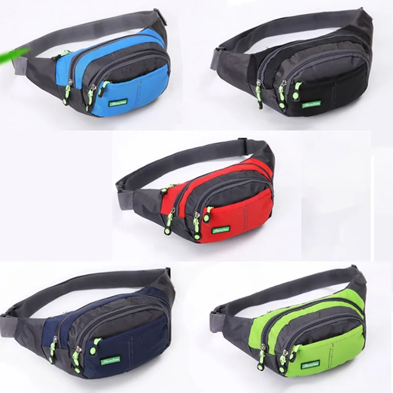 Bolsa de cintura impermeável para homens e mulheres, Bolsa para cinto de telefone, Sacos esportivos ao ar livre, Fanny Pack multifuncional, Ciclismo, Corrida, Ginásio