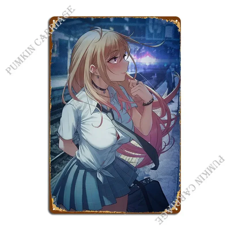 Kitagawa Marin Metal Signs Wall Decor Cave Club Design Pub Tin Sign Poster