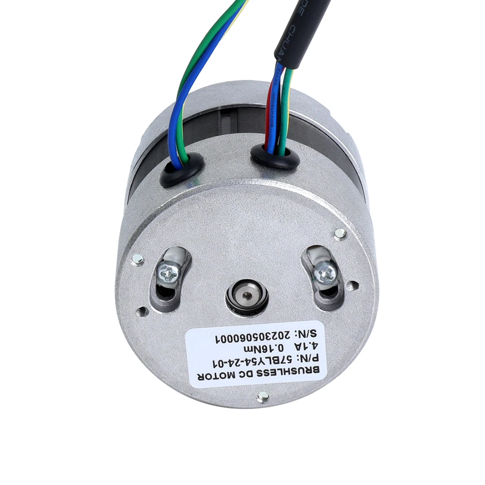 STEPPERONLINE Nema 23 BLDC Motor 57 Brushless DC Motor 24V 4000RPM 0.16Nm 67W 4.1A Ф57x53.5mm CNC 6