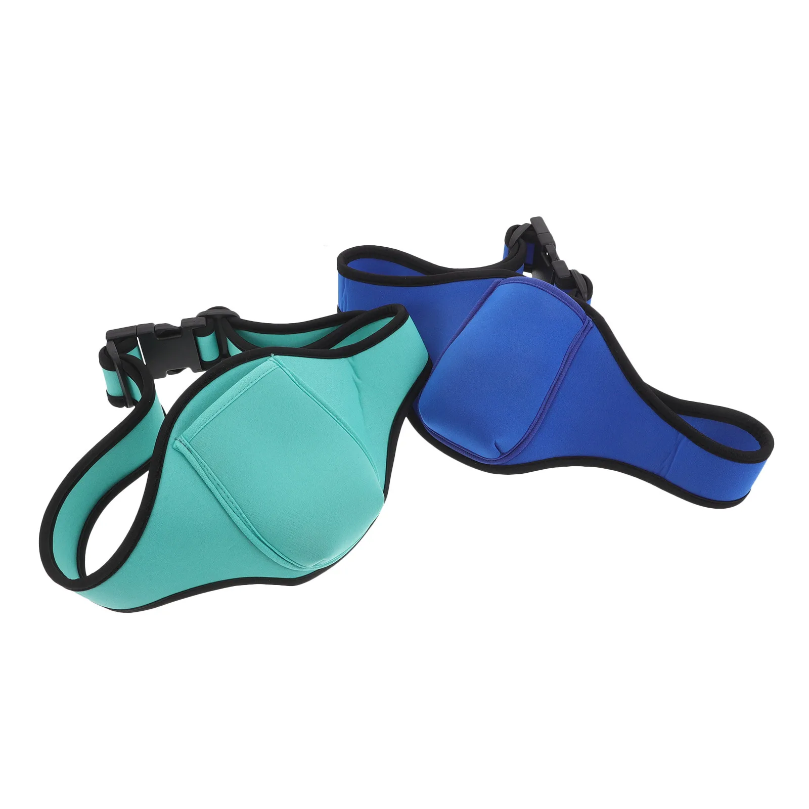 2Pcs Phone Storage Waist Belt Neoprene Running Belt for Women Men Lightweight Waterproof Jogging Exercise Fitness Phone Holder