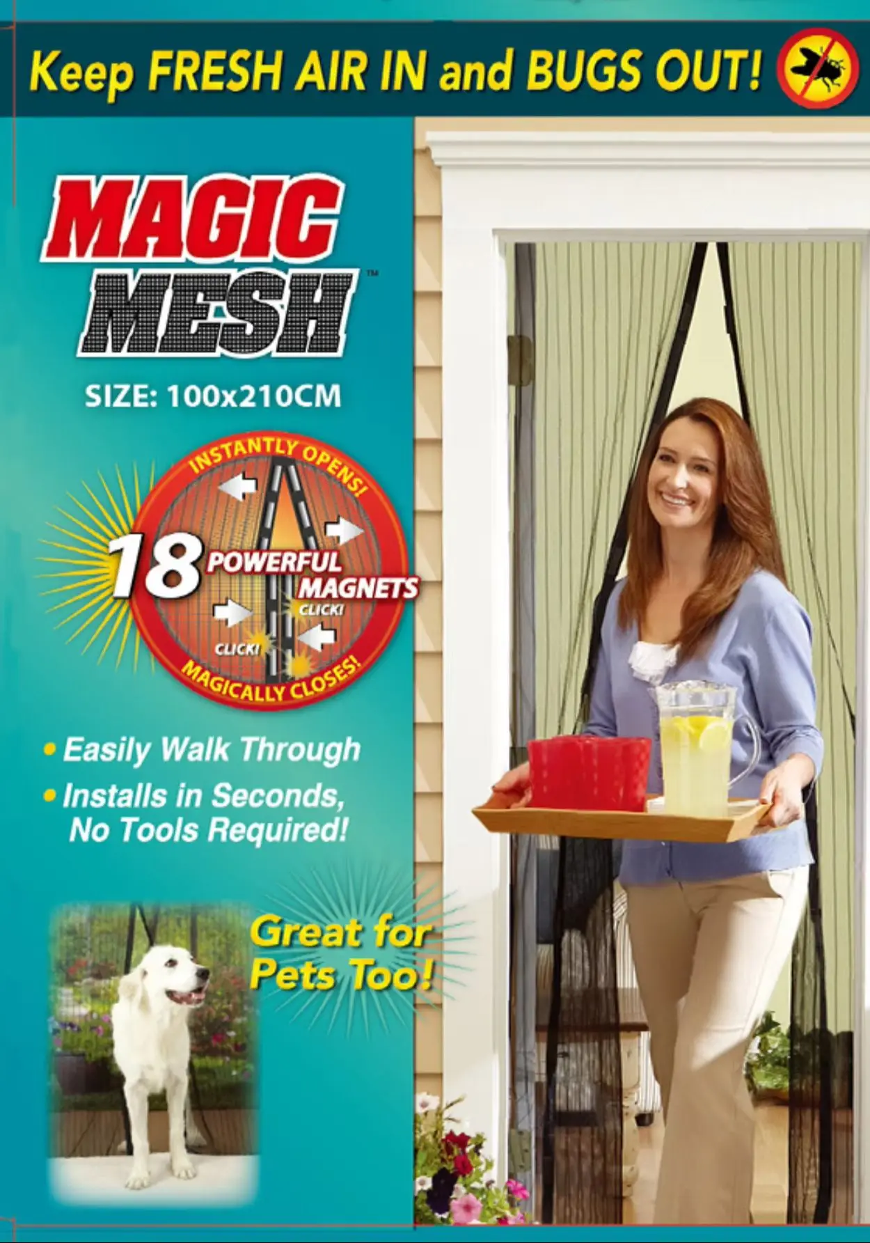Convenient Installation Door Curtain Lightweight Breathable Mosquito Barrier Ideal for Home Comfort And Pest Control