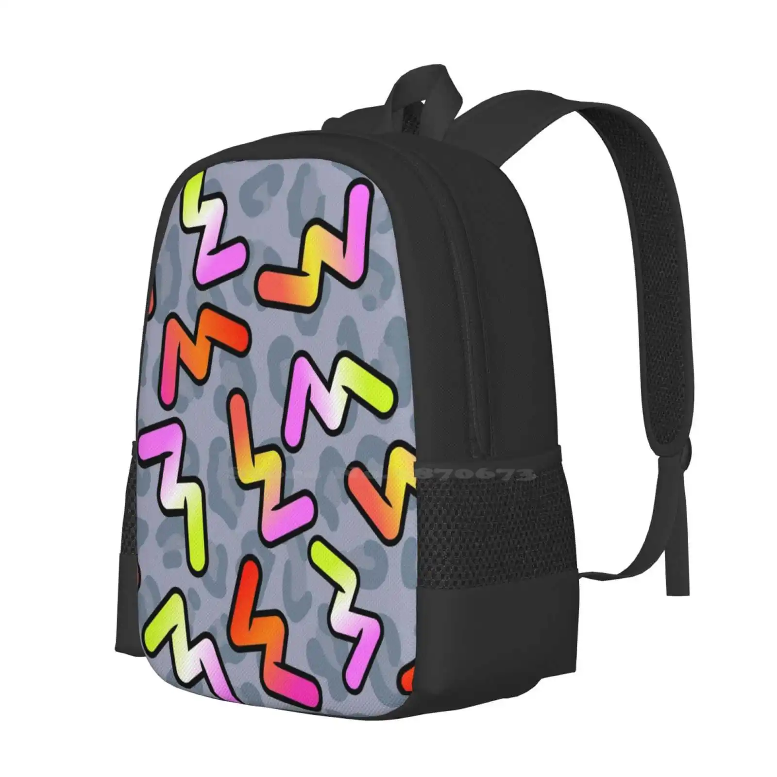 Daniel Ricciardo-Become Unstuck 90's Pattern Hot Sale Backpack Fashion Bags Car Racing Cars Become Unstuck Race Daniel